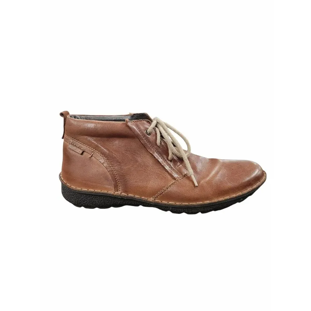 Pikolinos Men's Brown Leather Lace Up Chukka Ankle Boots Size EU 43 US 9.5
